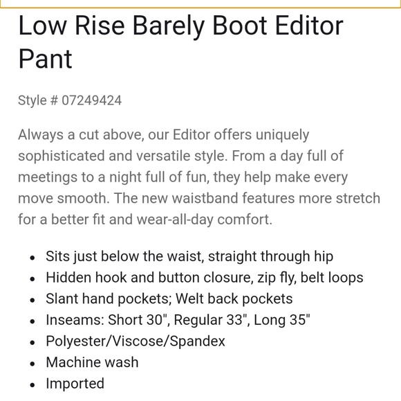 Express pants - Picture 4 of 5